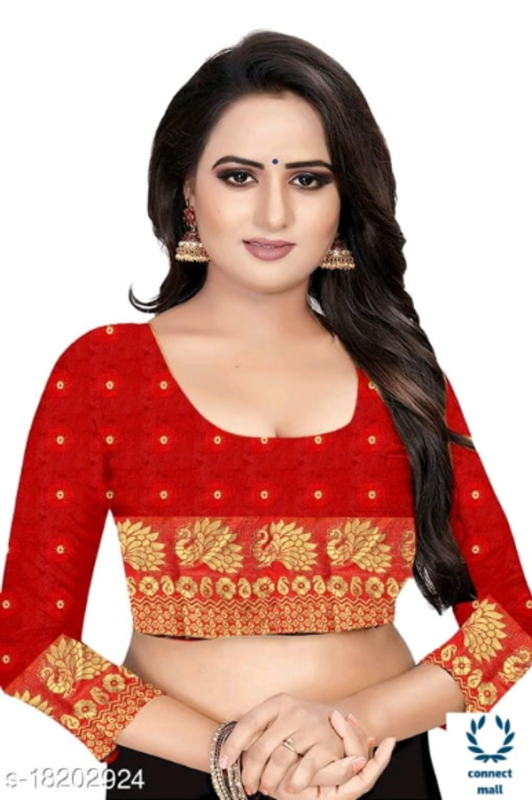 COTTON BASED JACQUARD SAREES - Saree Length Size-5.5m Blouse Lenght Size:0.8, Cotton Silk, Zari Woves, pack of:1